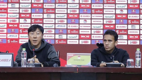 HLV Shin Tae Yong: ‘Indonesia muốn thắng trên sân nhà của Việt Nam’