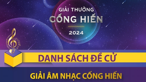 Nhìn lại Danh sách đề cử Giải Âm nhạc Cống hiến năm 2024