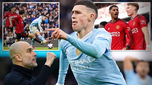 Thống kê của Phil Foden khiến MU phải hổ thẹn, nhận ngay biệt danh mới sau trận derby Manchester