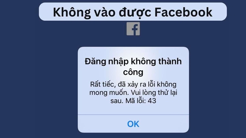 Facebook đang lỗi