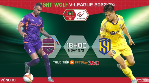 Nhận định bóng đá Bình Dương vs SLNA (18h00 hôm nay), V-League vòng 13 