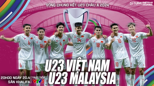 Nhận định U23 Việt Nam vs U23 Malaysia (20h00 hôm nay), VCK U23 châu Á 2024