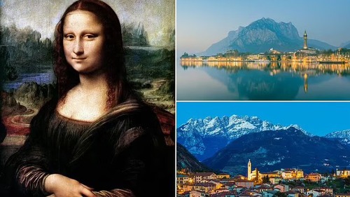 Ngọn núi và cây cầu cung cấp manh mối về bối cảnh trong kiệt tác 'Mona Lisa' của Leonardo Da Vinci