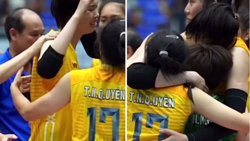 Thanh Thúy bật khóc sau khi ghi điểm giúp đội nhà vào bán kết, CĐV xúc động vì 4T nén đau thi đấu