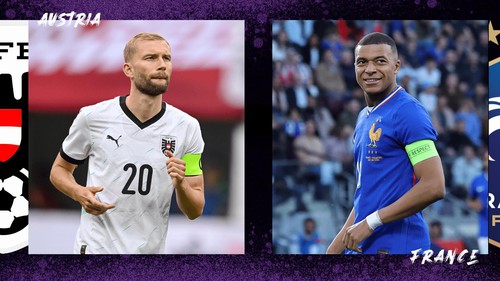 TRỰC TIẾP bóng đá VTV5 VTV6: Áo vs Pháp (02h00 hôm nay), vòng bảng EURO 2024