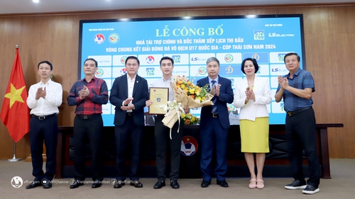 12 đội bóng tranh tài ở VCK giải U17 QG – Cúp Thái Sơn Nam 2024