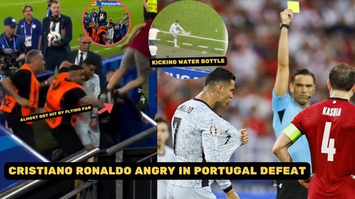 Ronaldo bị CĐV song phi suýt trúng đầu, tránh được chấn thương trong gang tấc