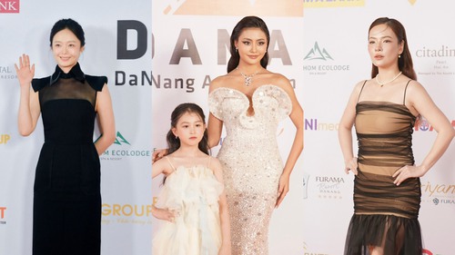 Dàn sao Việt Nam và quốc tế trên Thảm đỏ Liên hoan phim Châu Á Đà Nẵng 2024