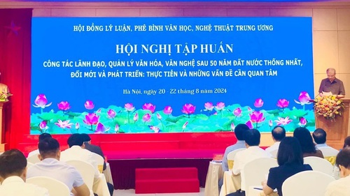 Khai mạc Hội nghị tập huấn lý luận, phê bình văn học, nghệ thuật năm 2024