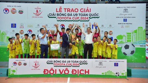 U9 Gia Bảo Hải Dương đăng quang ngôi vô địch giải U9 toàn quốc