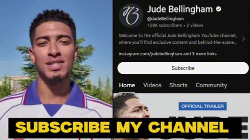 Jude Bellingham nối gót Ronaldo ra mắt kênh YouTube riêng, sức hút ra sao?