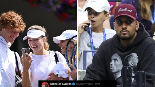 Hay tin người yêu cũ hẹn hò tay vợt số 1 thế giới, 'trai hư' Nick Kyrgios nói 2 từ khiến dư luận dậy sóng
