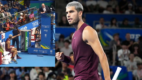 Alcaraz ‘bức xúc’ với trọng tài dù vô địch giải Japan Open 2025