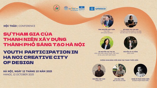 Hội thảo “Sự tham gia của thanh niên vào Hà Nội Thành phố Sáng tạo về Thiết kế” tạm hoãn