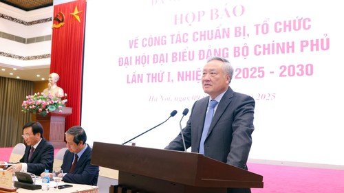 Công tác chuẩn bị, tổ chức Đại hội đại biểu Đảng bộ Chính phủ lần thứ I, nhiệm kỳ 2025-2030