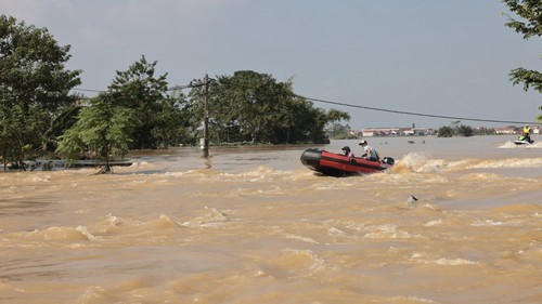 Lũ trên sông Cầu, sông Thương tiếp tục xuống nhưng vẫn trên báo động 3
