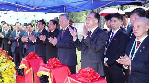 Tổng Bí thư Tô Lâm dự Lễ khánh thành Tượng đài Chủ tịch Hồ Chí Minh tại Bình Nhưỡng