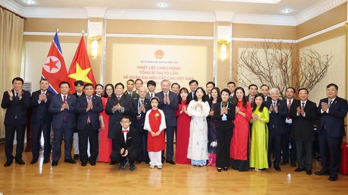 Tổng Bí thư Tô Lâm thăm Đại sứ quán Việt Nam tại Triều Tiên