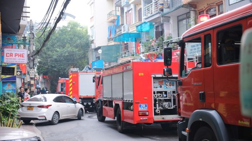Hà Nội: Cháy lớn tại nhà dân phố Kim Hoa, Hà Nội, 5 người tử vong