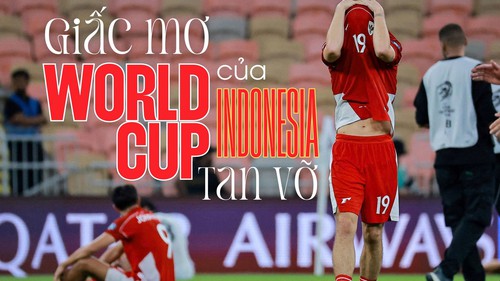 Giấc mơ World Cup của Indonesia tan vỡ