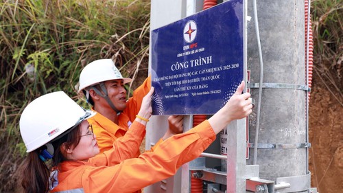 Điện lưới quốc gia phủ kín 100% xã do Điện lực miền Bắc quản lý