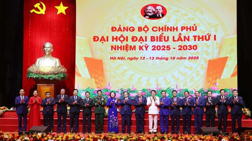 Đại hội đại biểu Đảng bộ Chính phủ lần thứ nhất thành công tốt đẹp