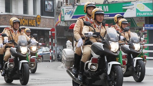 Hà Nội: Phân luồng giao thông phục vụ Đại hội Đại biểu lần thứ XVIII Đảng bộ thành phố