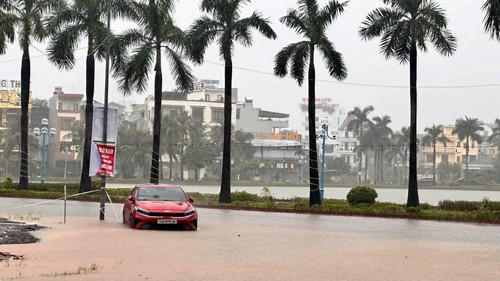 Mưa lớn gây ngập lụt nhiều nơi ở Quảng Ninh