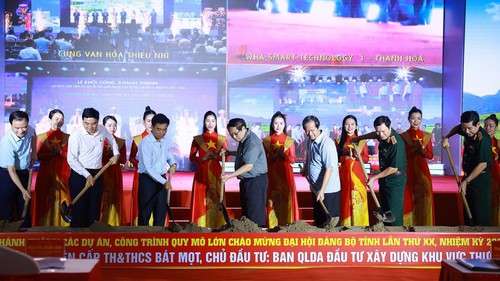 Thủ tướng Phạm Minh Chính dự khởi công trường học xã biên giới Bát Mọt, Thanh Hoá
