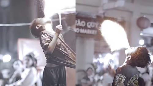 Bóc gỡ đường dây "chăn dắt" trẻ em ngậm dầu hỏa phun lửa để xin tiền