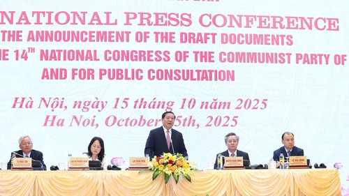 Họp báo quốc tế công bố dự thảo các Văn kiện trình Đại hội XIV của Đảng để lấy ý kiến nhân dân