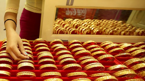Giá vàng nối dài đà tăng kỷ lục tại thị trường châu Á
