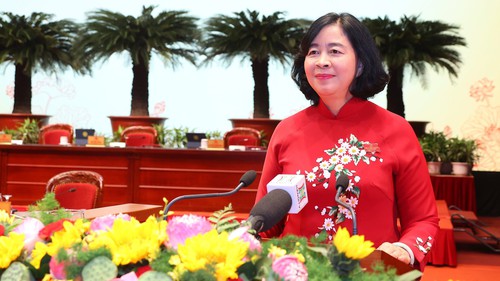 Đồng chí Bùi Thị Minh Hoài tiếp tục được bầu làm Bí thư Thành ủy Hà Nội khóa XVIII