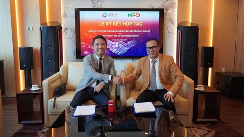 Công ty DIGILIFE và Công ty NPD tìm cơ hội phát triển quảng cáo trên hệ thống thông tin số