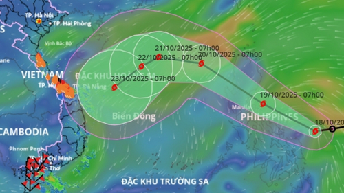 Bão FENGSHEN đi vào Biển Đông trở thành bão số 12 trong năm 2025