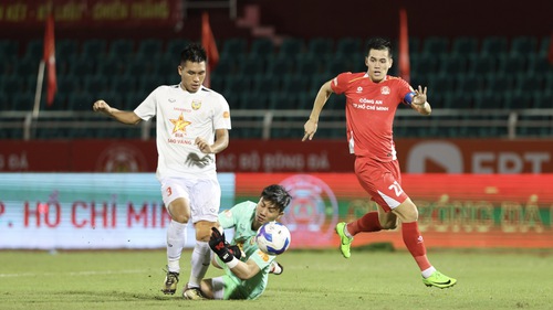 Tiến Linh không ghi bàn, HLV Lê Huỳnh Đức lo cho CLB Công an TP.HCM