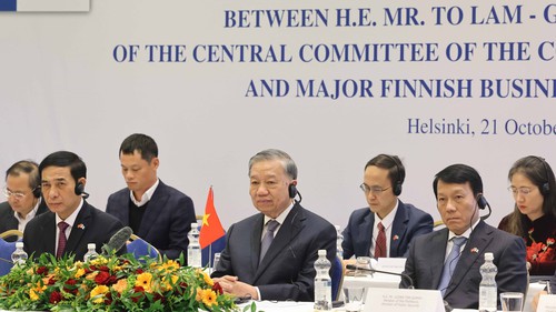 Tổng Bí thư Tô Lâm gặp gỡ một số doanh nghiệp Phần Lan tiêu biểu