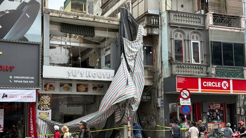 Hà Nội: Tạm dừng thi công công trình 121 Tôn Đức Thắng sau vụ tai nạn khiến một người tử vong