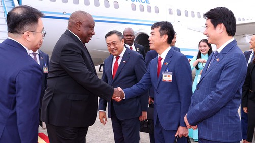 Tổng thống Nam Phi bắt đầu thăm cấp Nhà nước tới Việt Nam