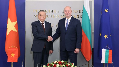 Tổng Bí thư Tô Lâm hội kiến Thủ tướng Bulgaria Rosen Zhelyazkov