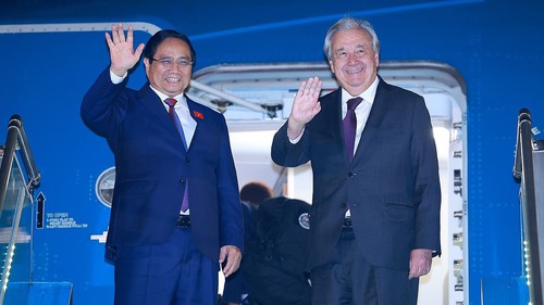 Thủ tướng và Tổng Thư ký Liên hợp quốc cùng lên đường tham dự Hội nghị Cấp cao ASEAN