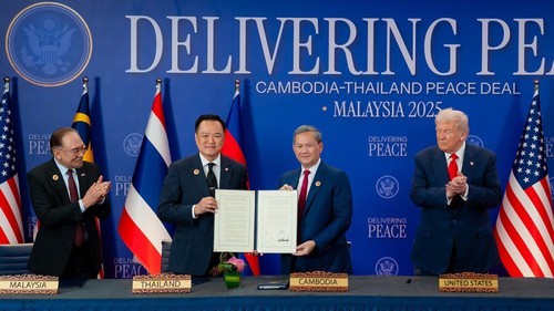 Campuchia và Thái Lan ký Tuyên bố chung về hòa bình