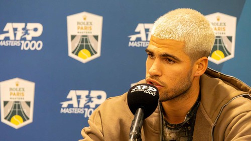 Alcaraz nói thẳng sự thật đang phải chịu đựng ngay trước thềm trận ra quân ở Paris Masters 2025