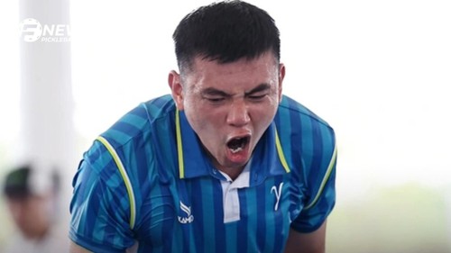 Tranh cãi nảy lửa trong trận bán kết giải pickleball châu Á, Lý Hoàng Nam lăn ra sàn phản ứng với trọng tài