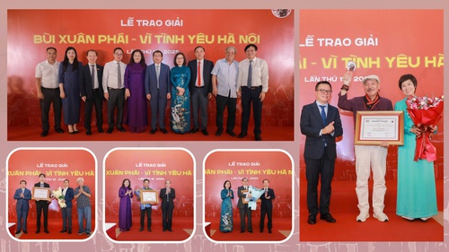 Toàn cảnh Lễ trao giải Bùi Xuân Phái - Vì tình yêu Hà Nội lần 18 - 2025