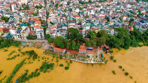 Hà Nội: Di tích cấp Thành phố Đền Rừng trước nguy cơ hư hại sau bão số 10