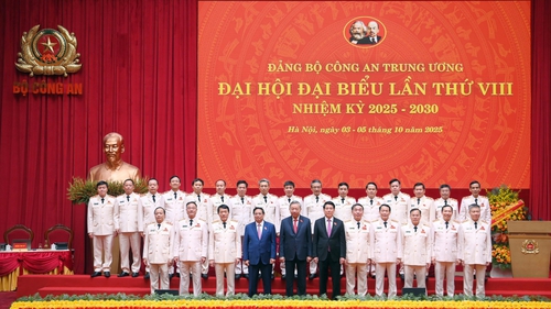 Khai mạc Đại hội đại biểu Đảng bộ Công an Trung ương lần thứ VIII