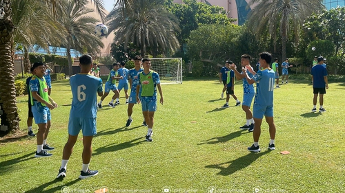 U23 Việt Nam hưng phấn chờ chạm trán U23 Qatar