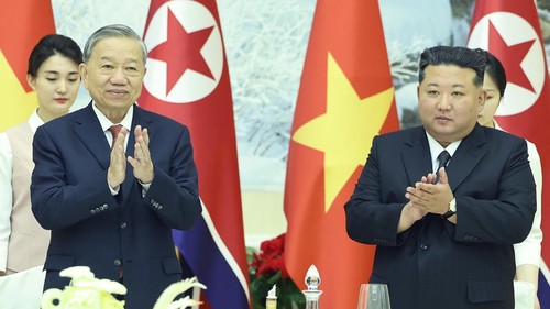 Chiêu đãi chào mừng Tổng Bí thư Tô Lâm thăm cấp Nhà nước tới Triều Tiên