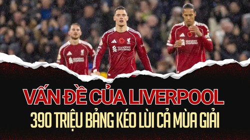 Liverpool đang bị 390 triệu bảng kéo lùi cả mùa giải